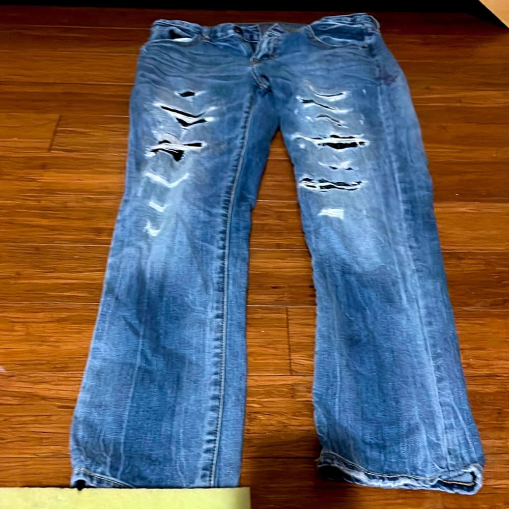 Never worn ripped jeans